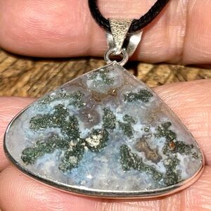 Dendritic Agate Pendant 1 1/2”